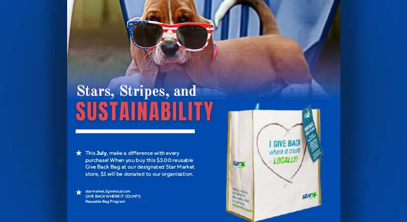 STAR MARKET Give Back graphic