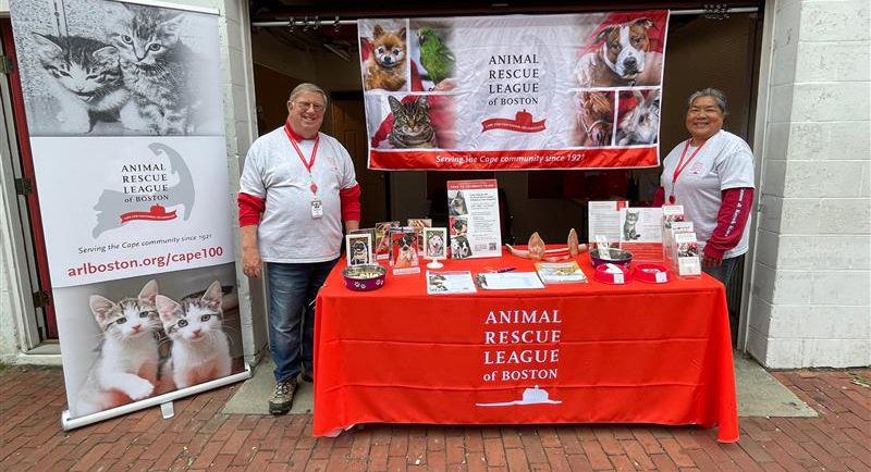 ARL staff at event table