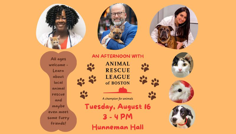 An Afternoon With The Animal Rescue League of Boston header