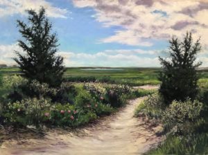 painting of landscape in Wellfleet
