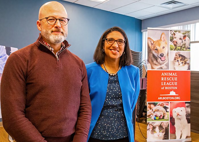 ARL President and CEO Dr. Edward Schettino and ABCD President and CEO Sharon Scott-Chandler.