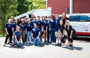 Chewy Gives Back volunteers at ARL Dedham