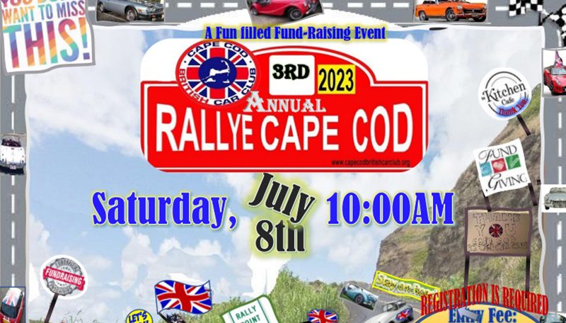 Cape Cod British Car Club Rallye flyer