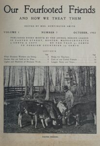 Our Four-Footed Friends cover from 1902