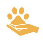 icon of hand holding paw