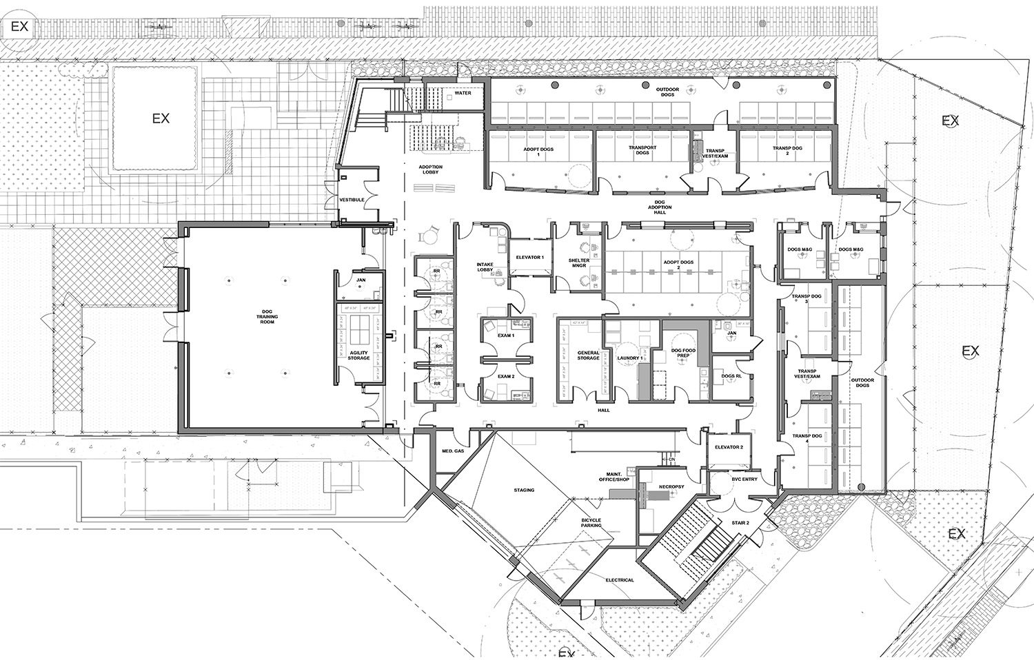 First floor plan of the Boston buidling